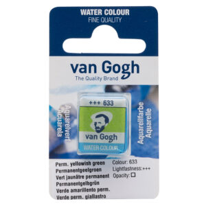 Van Gogh Akvarell Halfpan – 633 Perm. yellow green - Bilde 1