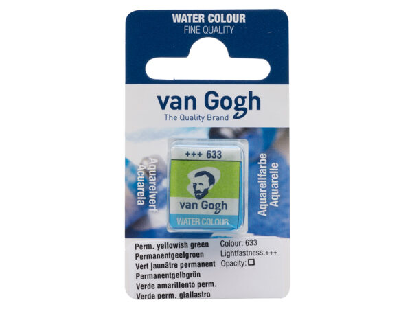 Van Gogh Akvarell Halfpan – 633 Perm. yellow green