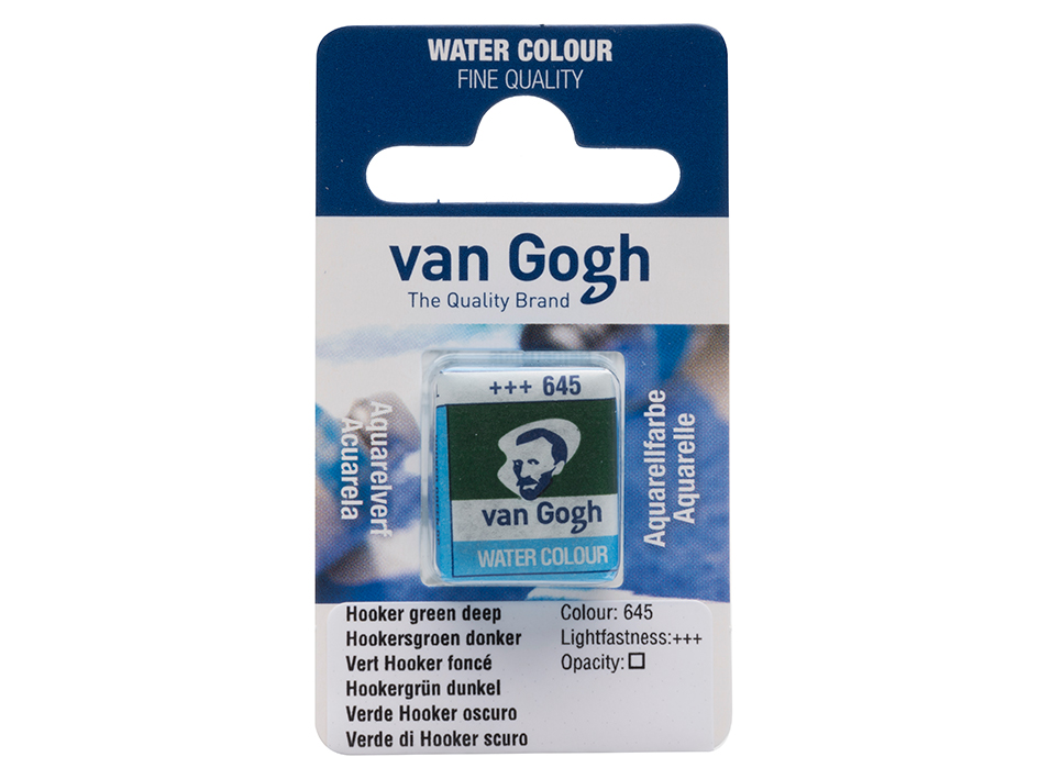 Van Gogh Akvarell Halfpan – 645 Hooker green deep - Bilde 1