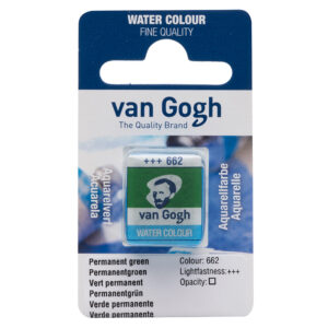 Van Gogh Akvarell Halfpan – 662 Perm. green - Bilde 1