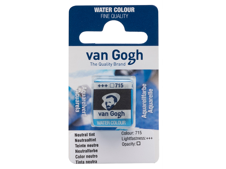 Van Gogh Akvarell Halfpan – 715 Neutral tint - Bilde 1