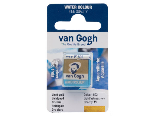 Van Gogh Akvarell Halfpan – 802 Light gold