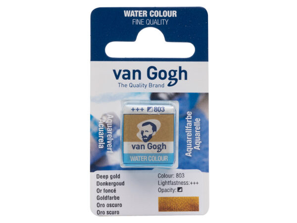 Van Gogh Akvarell Halfpan – 803 Deep gold