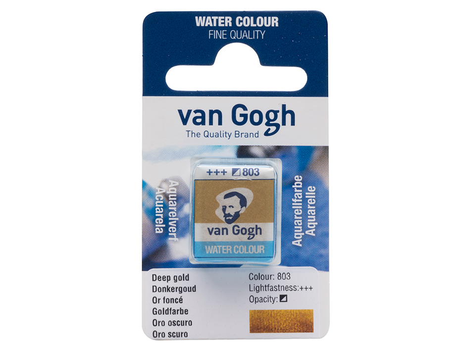 Van Gogh Akvarell Halfpan – 803 Deep gold - Bilde 1
