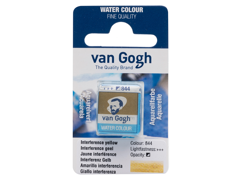 Van Gogh Akvarell Halfpan – 844 Interference yellow - Bilde 1