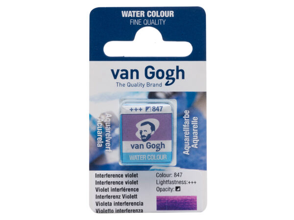 Van Gogh Akvarell Halfpan – 847 Interference violet