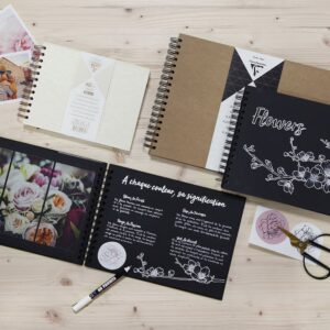 Clairefontaine Album Sort – 185g 40ark – 21x16cm - Bilde 3