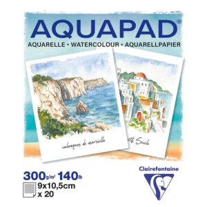 Aquapad Akvarellblokk Polaroid – 20ark 300g – 9×10,5cm - Bilde 1