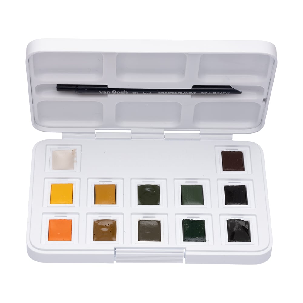 Van Gogh Akvarell Pocketbox Sett – Shades of Nature - Bilde 1
