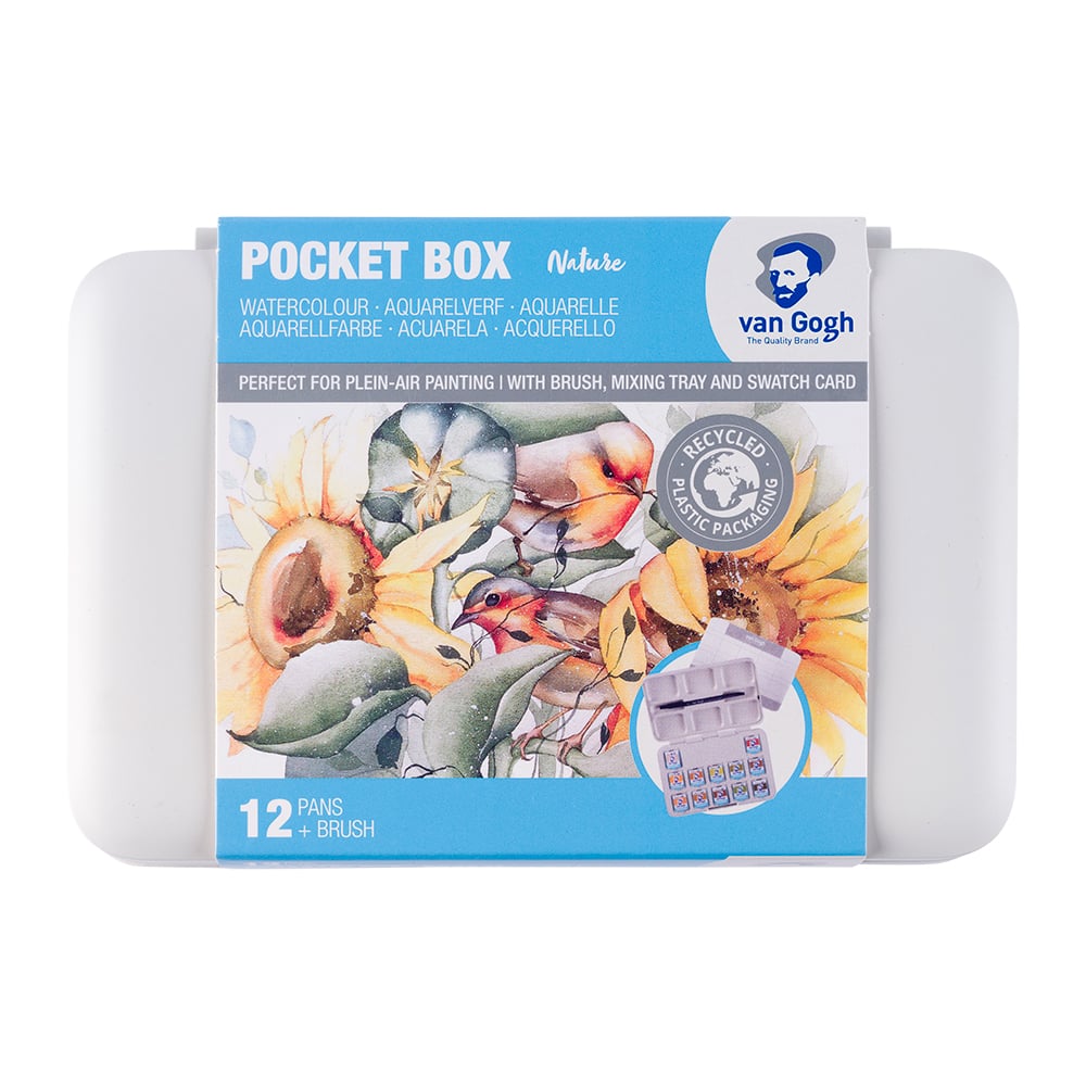 Van Gogh Akvarell Pocketbox Sett – Shades of Nature - Bilde 3