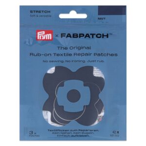 Prym  FabPatch Reparasjonslapp STRETCH – Marine – 3stk - Bilde 1