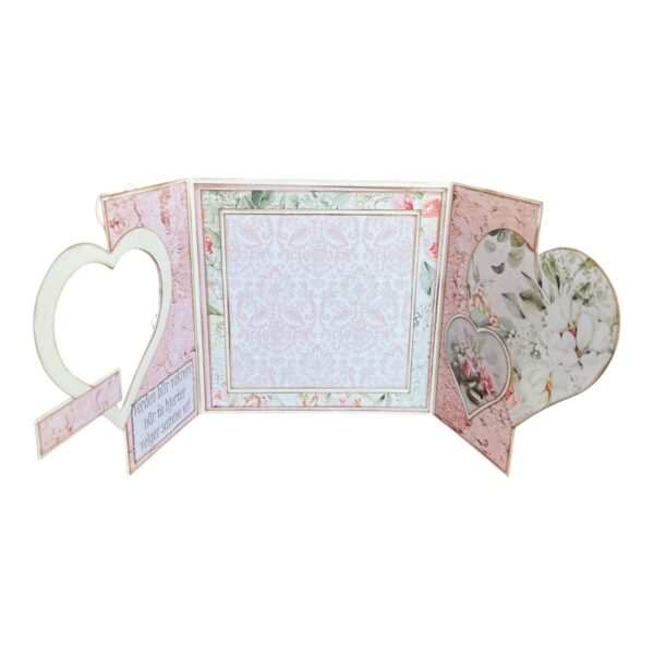 Kit 38 - Kort med åpen ramme - Rosa Bryllup