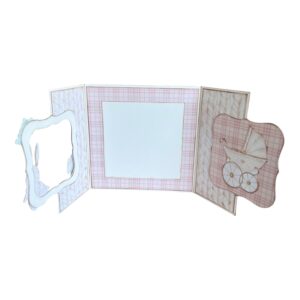 Kit 40 - Kort med åpen ramme - Baby Rosa - Bilde 4