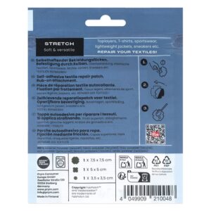 Prym x FabPatch Reparasjonslapp STRETCH – Olivengrønn – 3stk - Bilde 4
