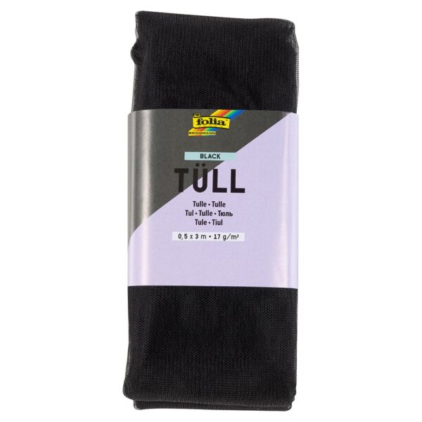 Folia Tyll – 0,5x3m – Sort