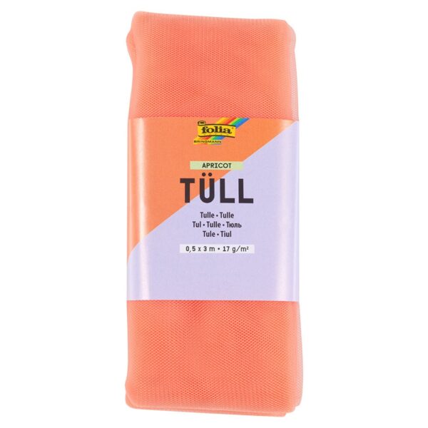 Folia Tyll – 0,5x3m – Aprikos