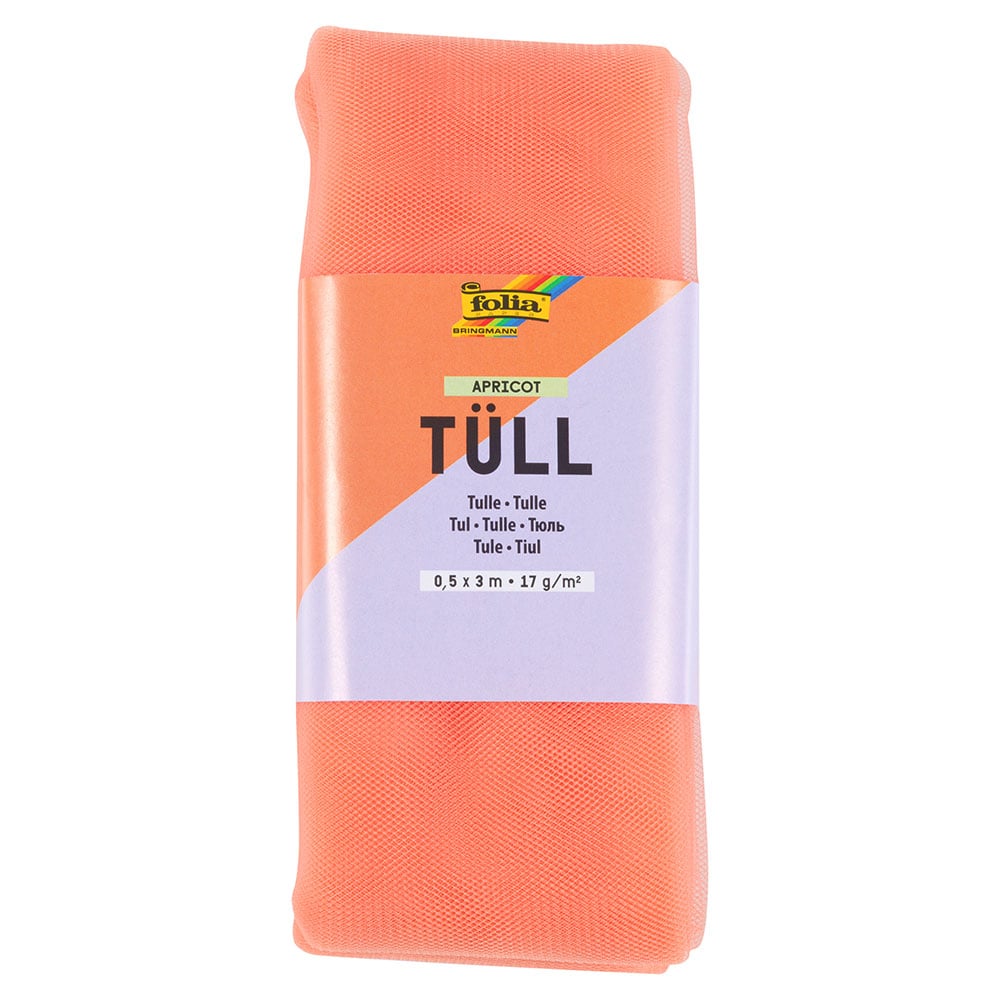 Folia Tyll – 0,5x3m – Aprikos - Bilde 1