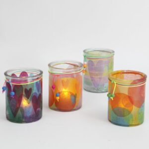 Lysglass H: 14,5 cm, dia. 10 cm - Bilde 3