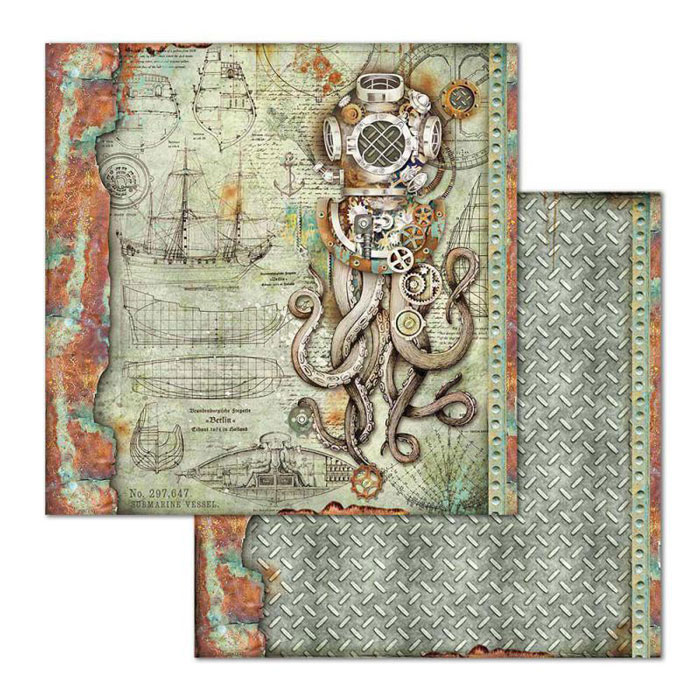 Stamperia Sea World octopus - Bilde 1