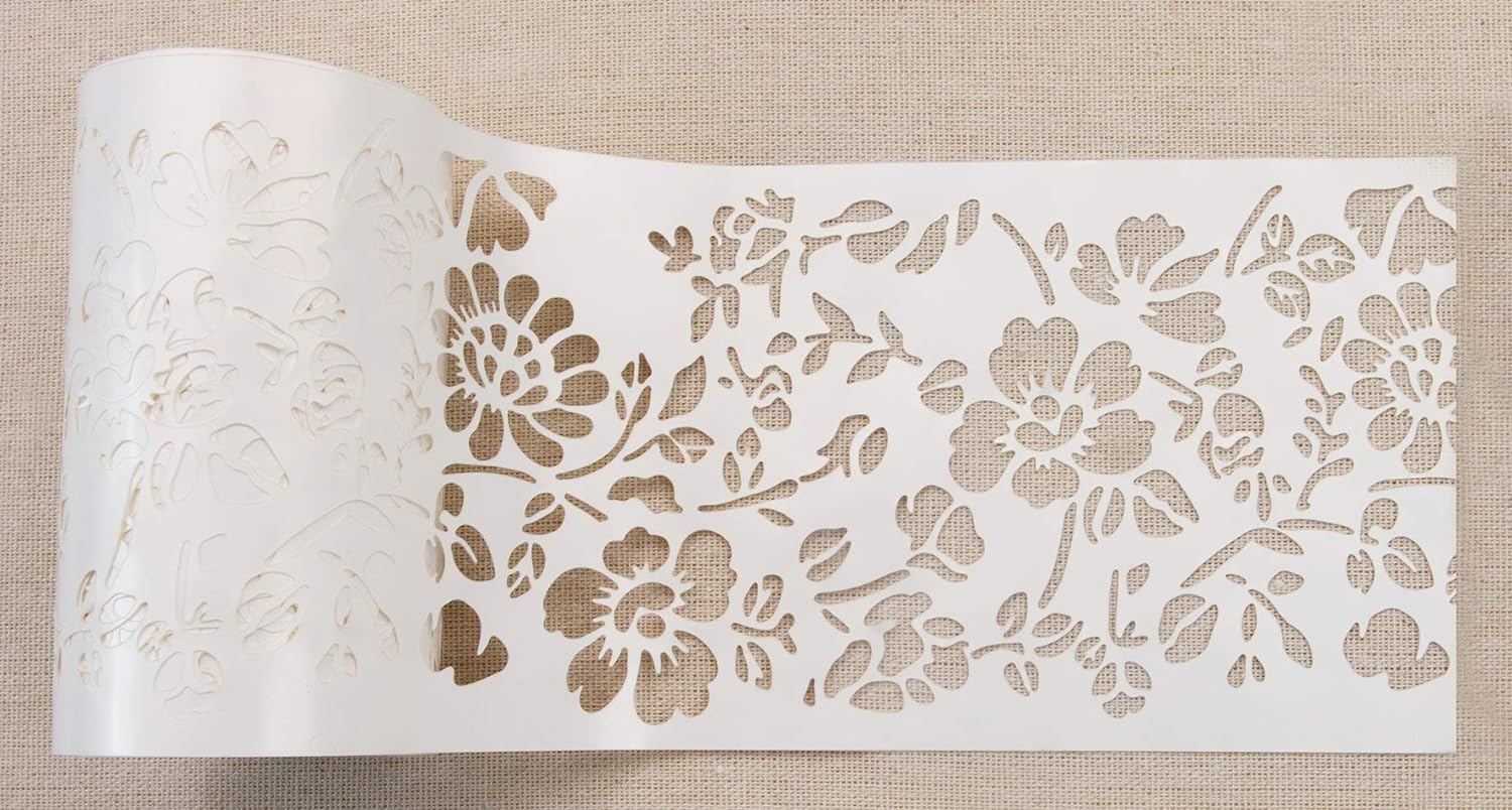 Redesign Stick & Style Stencil Roll 4" X15yd-Cornelle, Cornelle Garden - Bilde 2