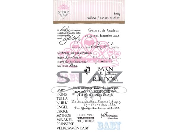 Staz Rub-on Baby