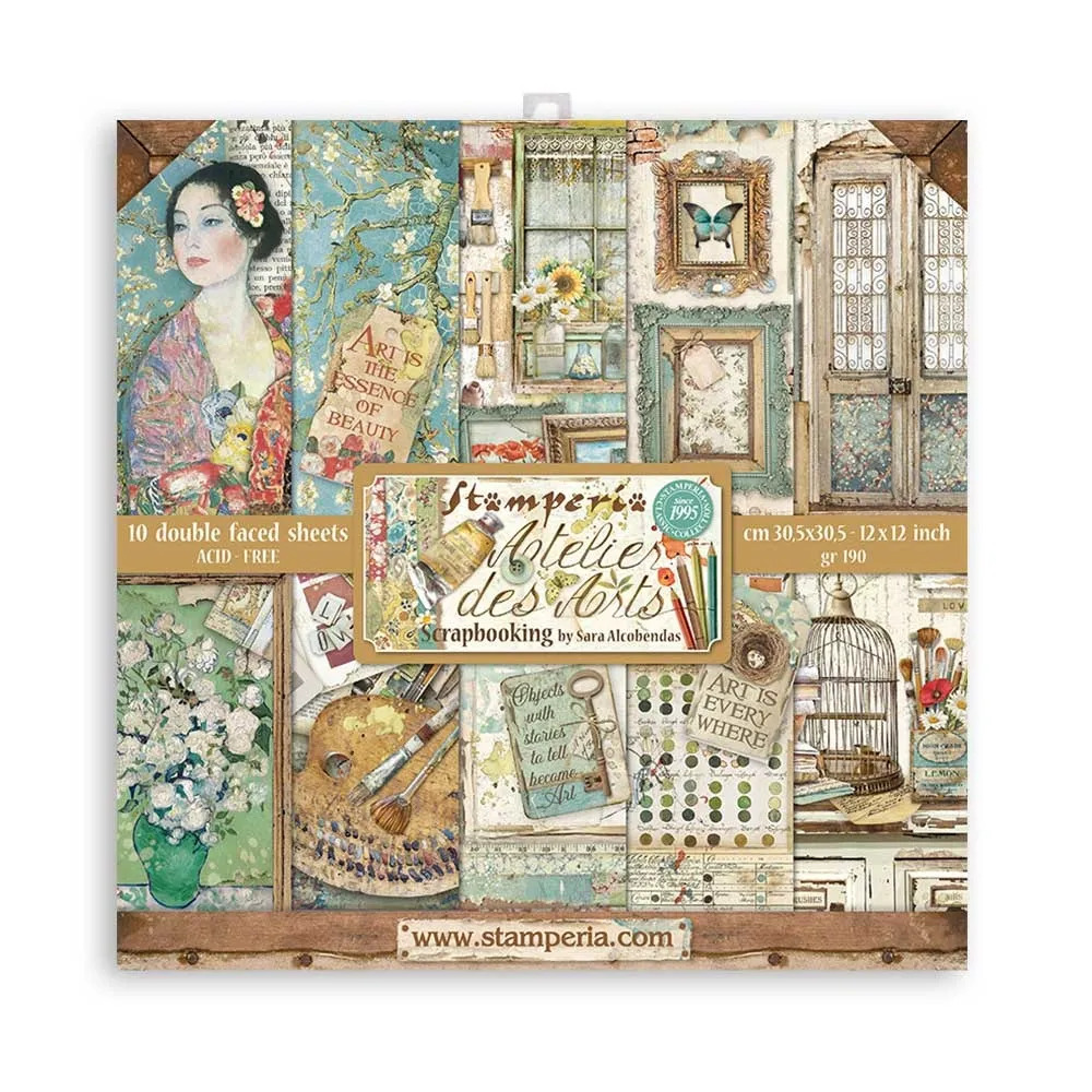 Stamperia Atelier des Arts 12x12 Blokk - Bilde 1