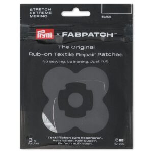Prym FabPatch Reparasjonslapp REPAIR KIT – Sort – 3stk - Bilde 1