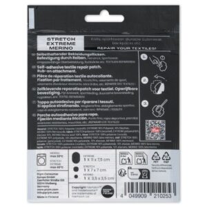 Prym FabPatch Reparasjonslapp REPAIR KIT – Sort – 3stk - Bilde 4
