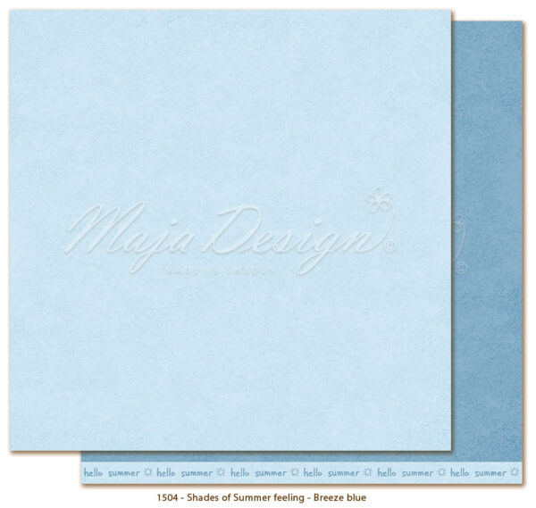 Monochrome - Shades of Summer Feeling - Breeze Blue
