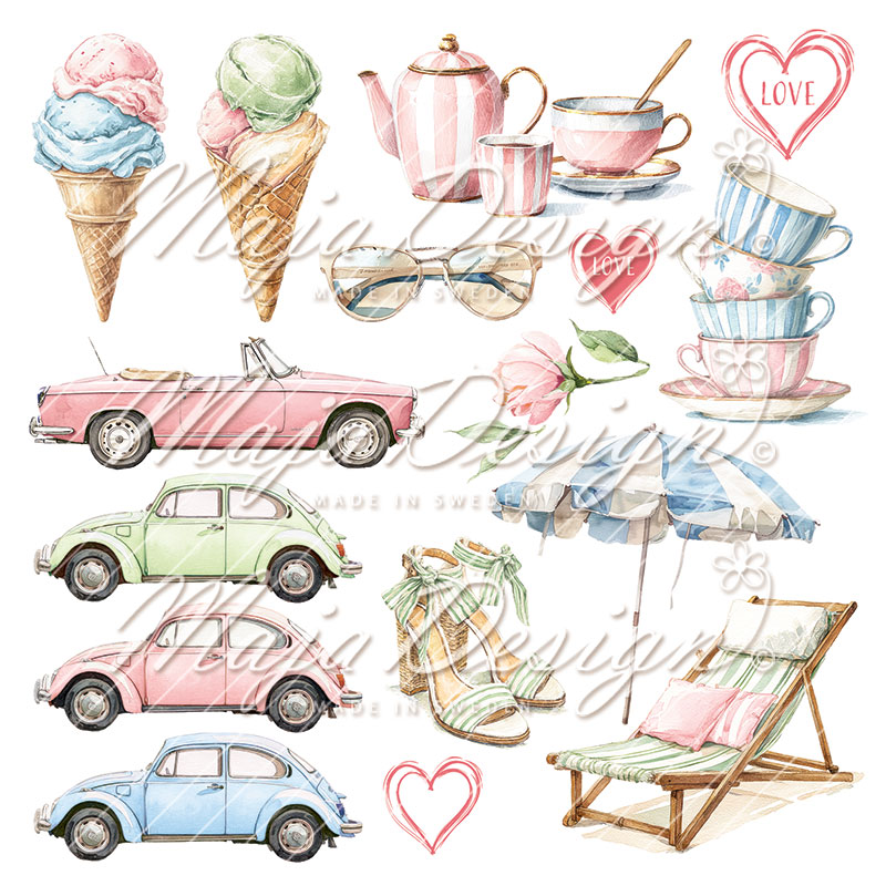 Maja Design Summer Feeling - 6x6 Blokk
