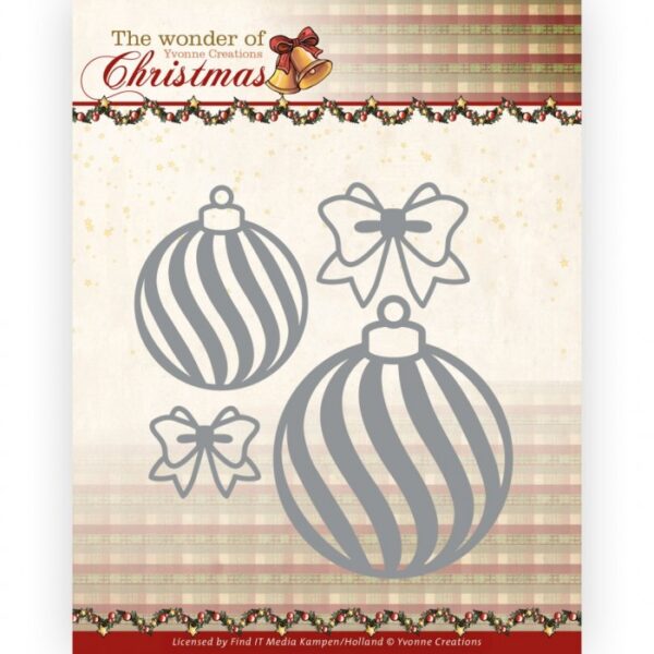 Yvonne Creations - Christmas Wonder Baubles Dies