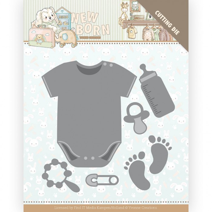 Yvonne Creations - Newborn Baby Bodyvest  Dies - Bilde 1