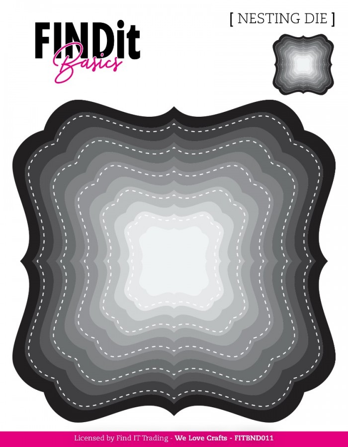 Find It Basics - Nesting Dies - Deco Squares - Bilde 1