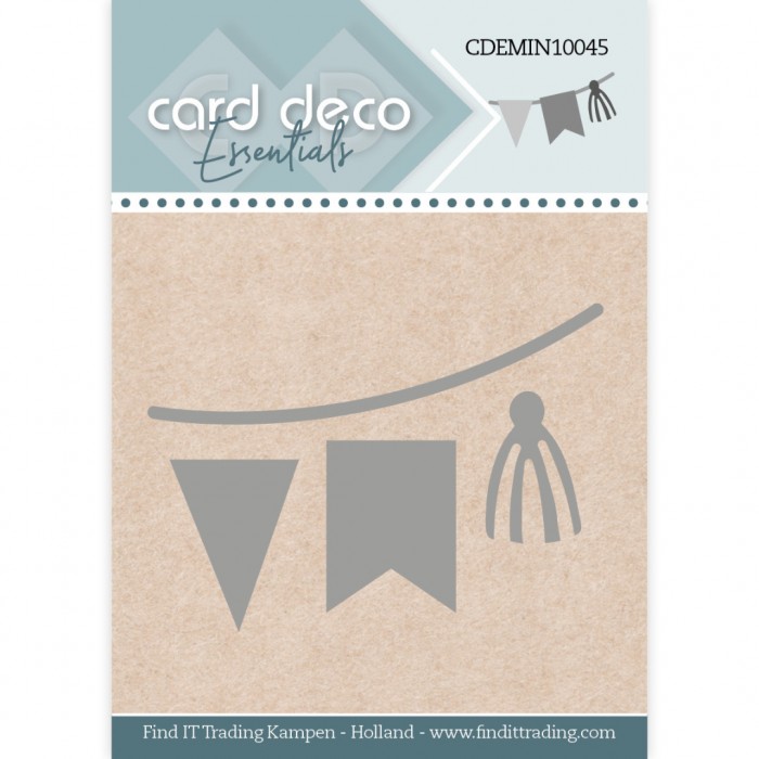 Card Deco Essentials Mini Dies - Vimpelrekke - Bilde 1