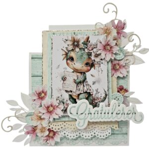 Kit 50 Liten Drage med blomster