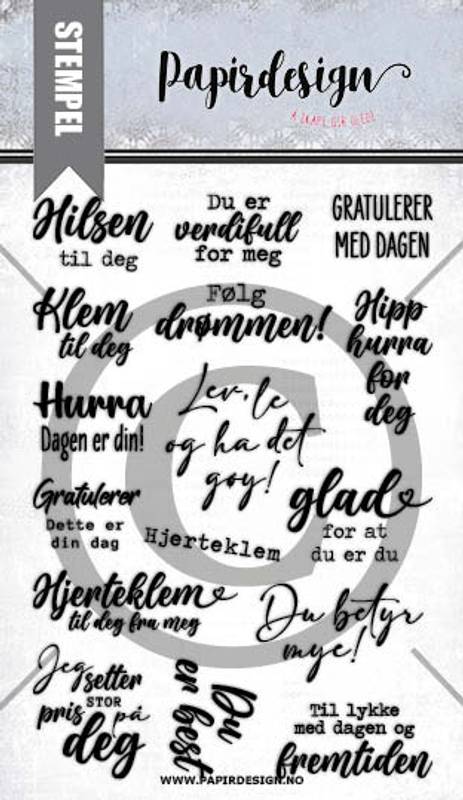 Papirdesign Stempel Hjerteklem
