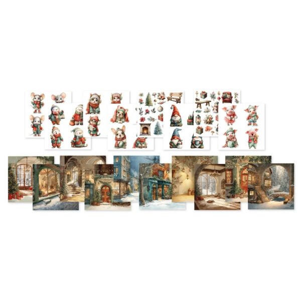 Creative Craftlab - Essentials Collage Paper pad classic christmas