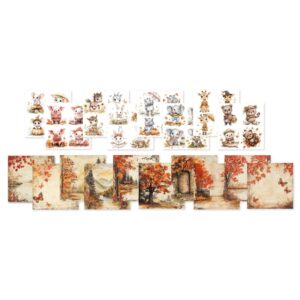 Creative Craftlab - Essentials Collage Paper pad Fall in love - Bilde 2