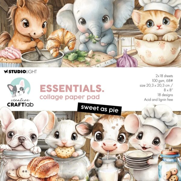 Creative Craftlab - Essentials Collage Paper pad Sweet As Pie