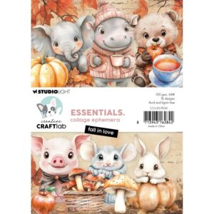 Creative Craftlab - Essentials Collage ephemera Fall in love - Bilde 1