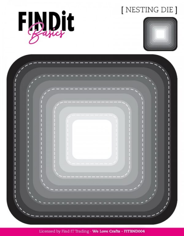 Find It Basics - Nesting Dies - Curved Squares