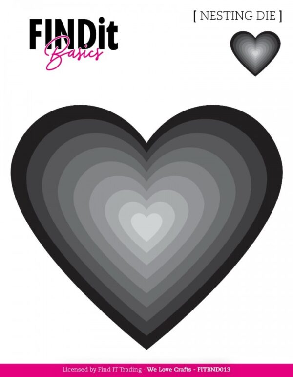 Find It Basics - Nesting Dies - Hearts 2