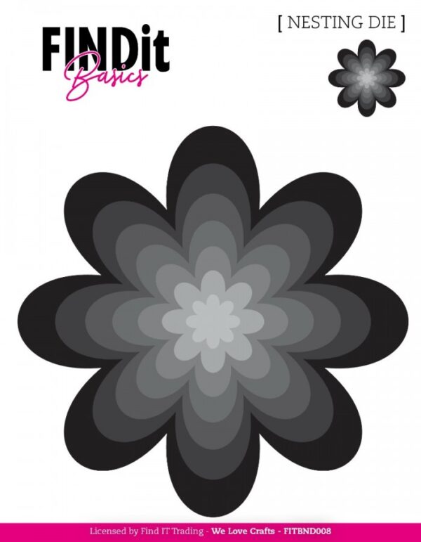 Find It Basics - Nesting Dies - Petal Flower