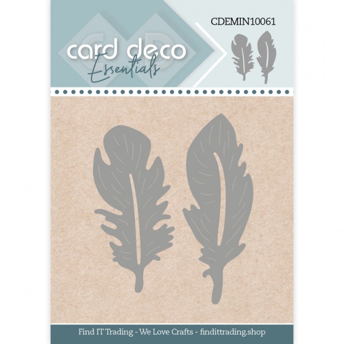 Card Deco Essentials Mini Dies - Fjær - Bilde 1