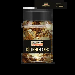 Colored Foil Flakes - Baroque Gold