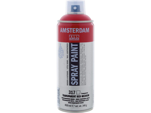 Amsterdam Spray  – 317 Transparent red medium
