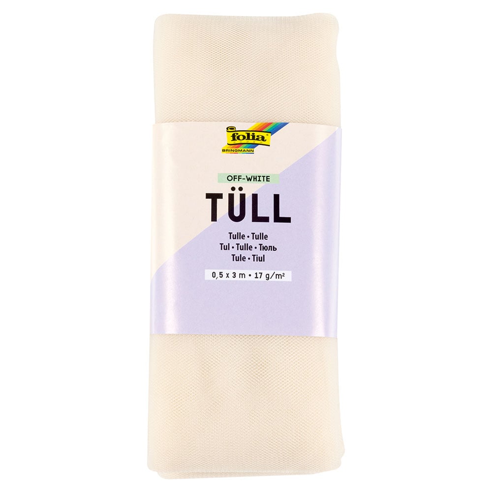 Folia Tyll – 0,5x3m – Offwhite - Bilde 1