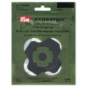Prym FabPatch Reparasjonslapp EXTREME – Sort – 2stk - Bilde 1