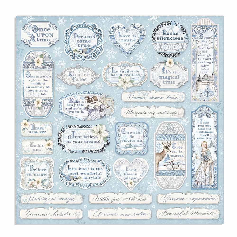 Stamperia Winter Tales 717 - Bilde 4