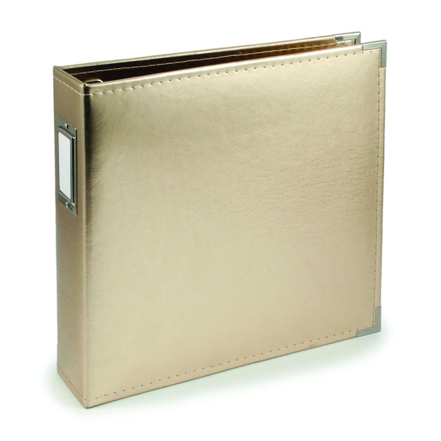 We R Makers • Classic Leather Ring Album Gold 30,5x30,5cm - Bilde 1
